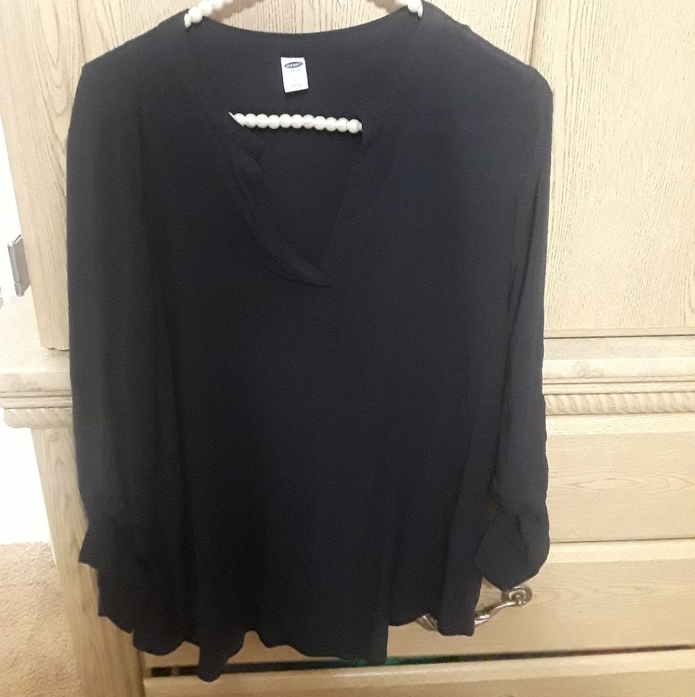 Old Navy 3/4 sleeved V neck cotton blouse
